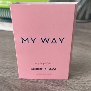My way Giorgio Armani sample